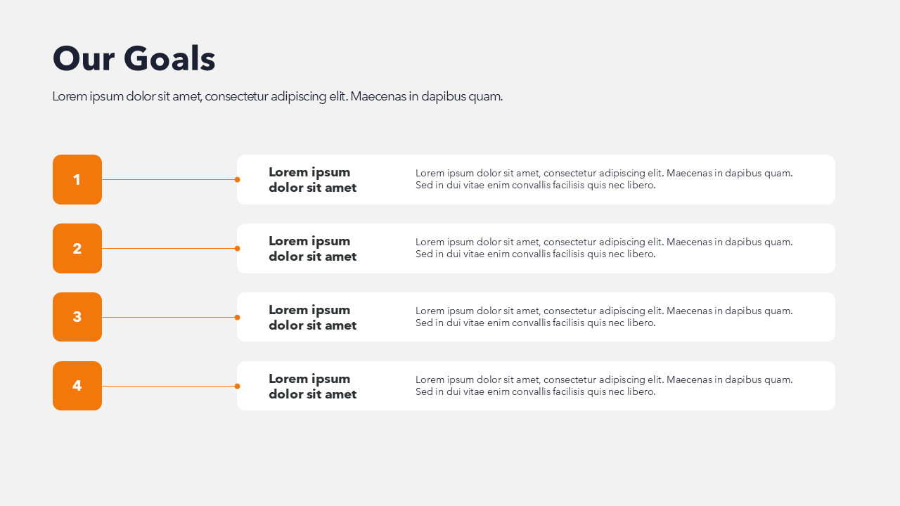 Goals and Objectives Slide