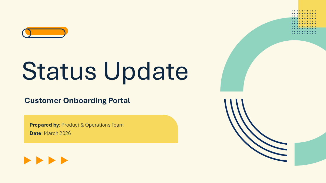 Status Update Slides