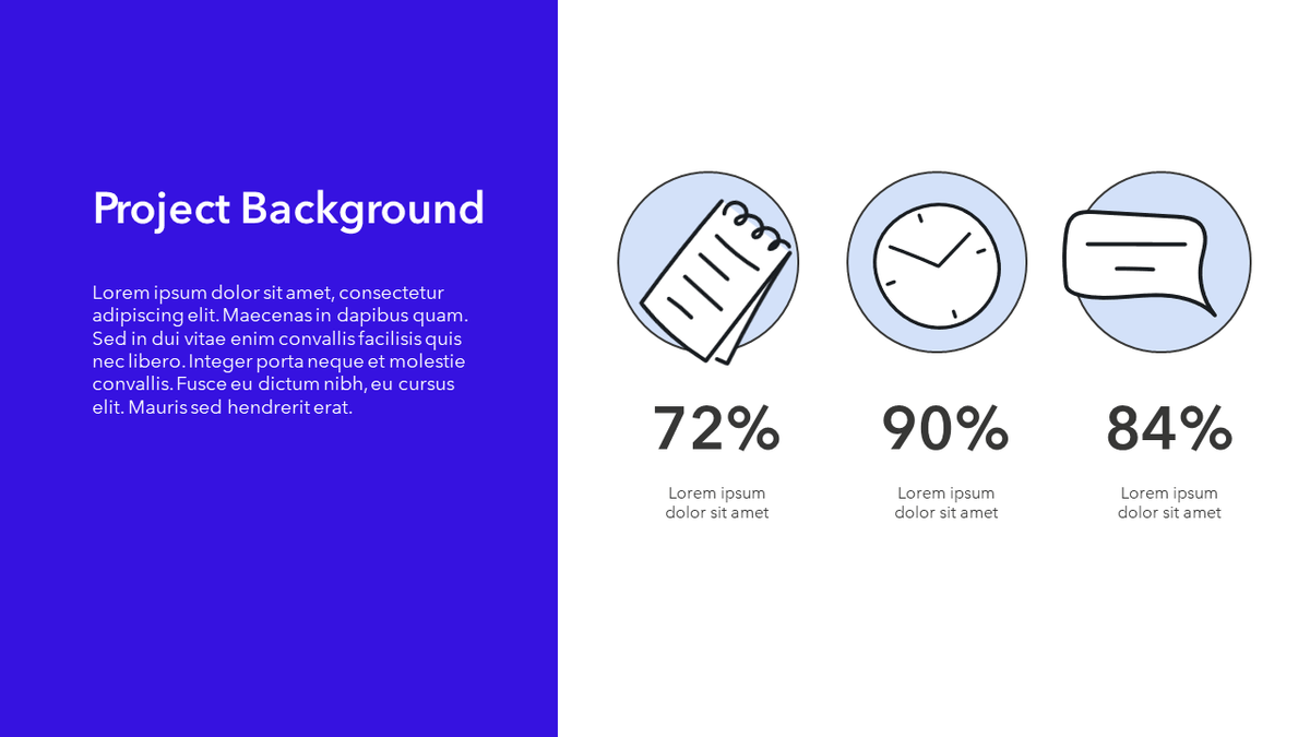 Background For Course Project Project Background Slide | PowerPoint and Google Slides
