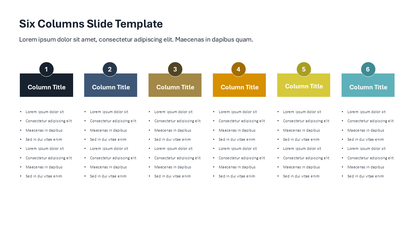 Slide with 6 Points | PowerPoint