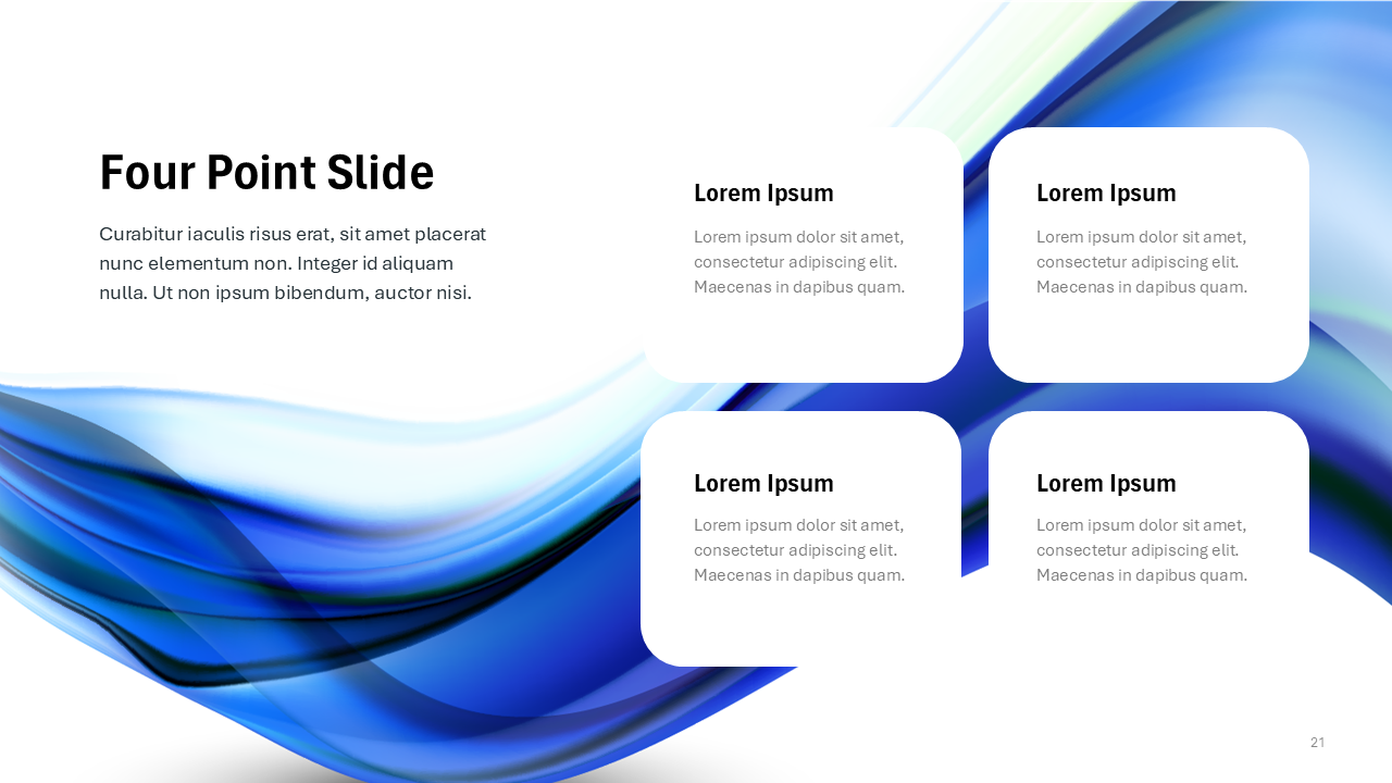 Blue Wave PowerPoint Template