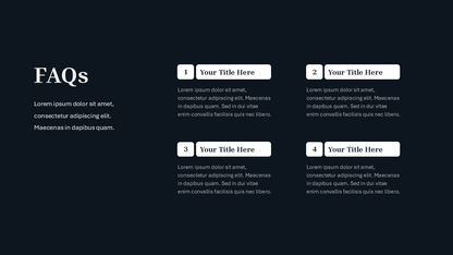 Black PPT Template