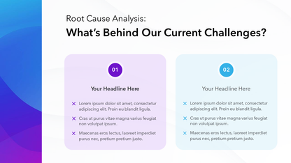 Quarterly Business Review Template - IN BLUE