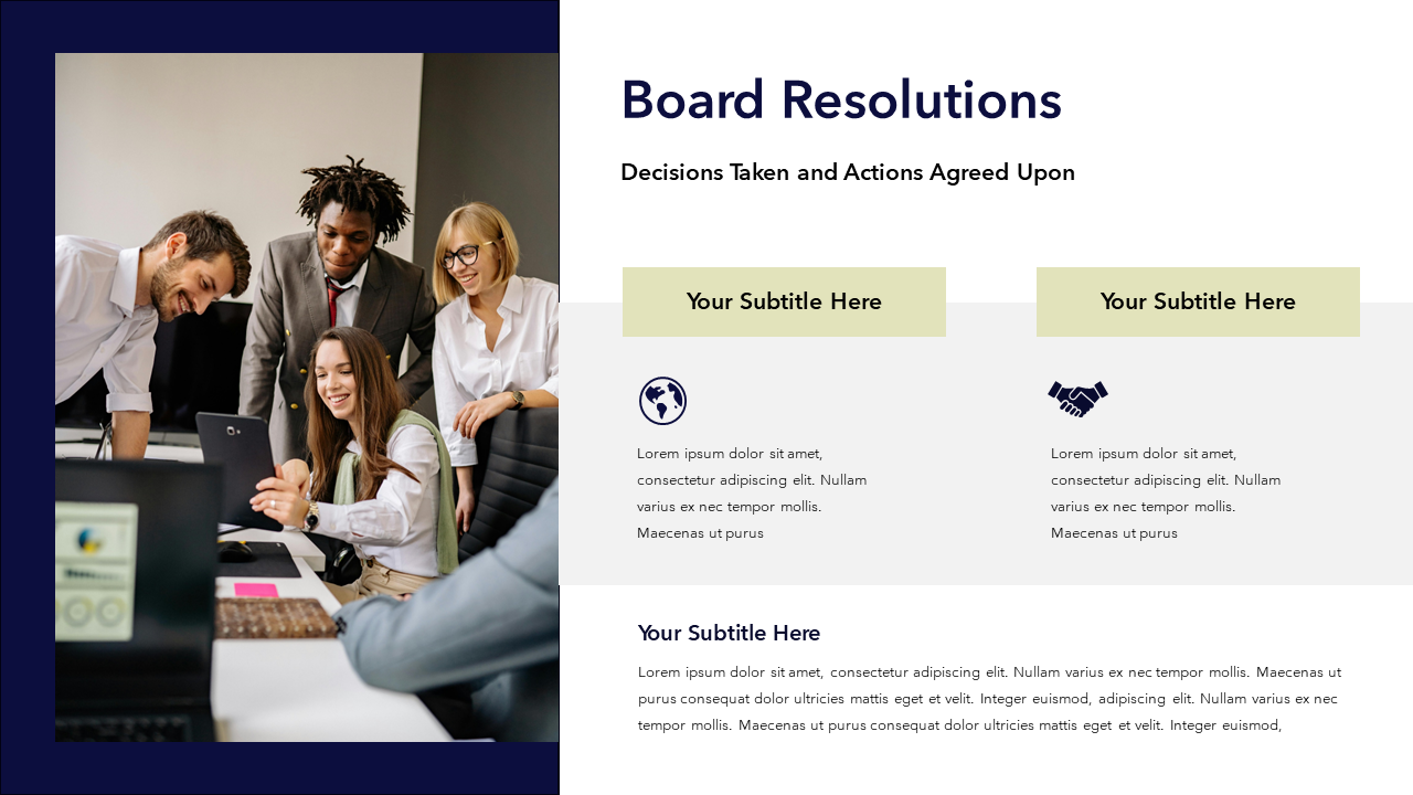 Board Meeting Template