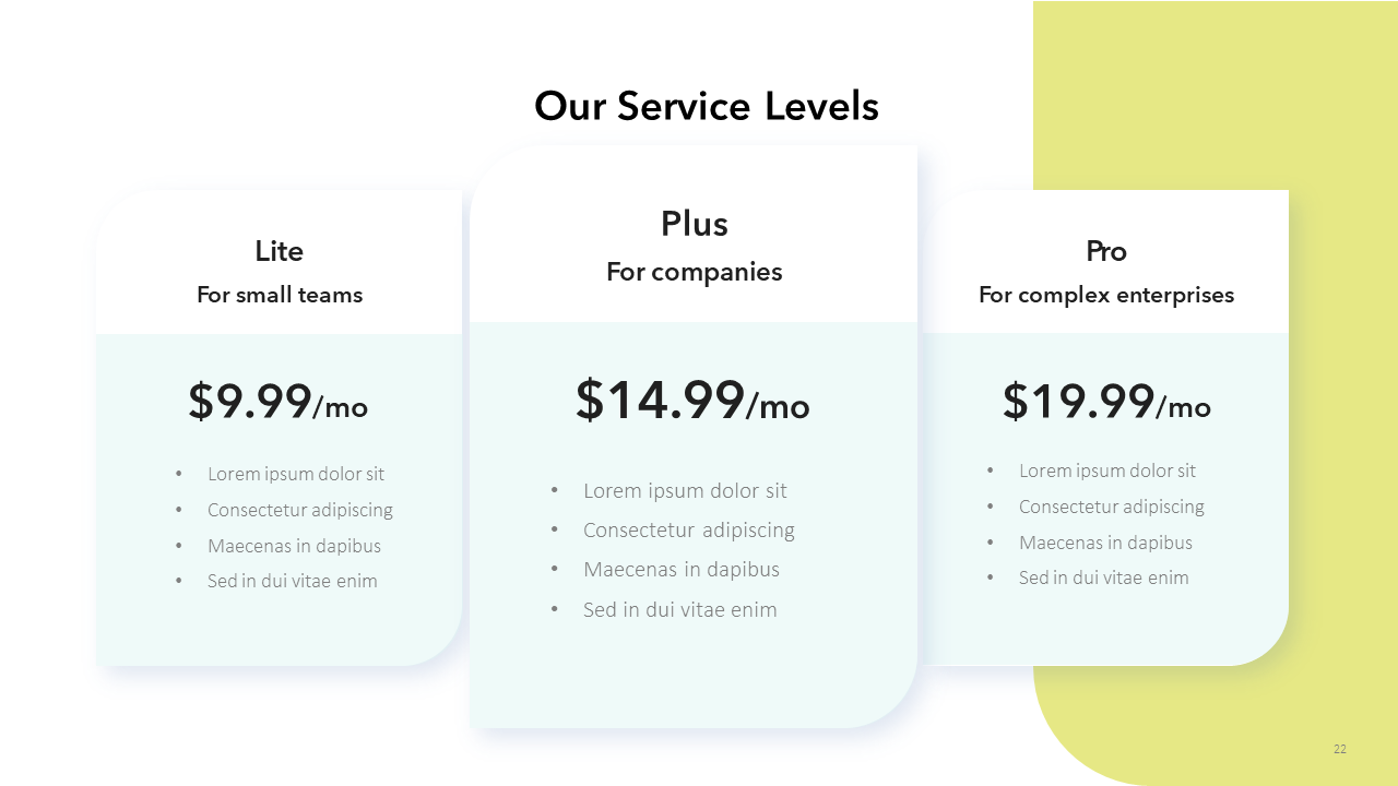 Consulting slide deck template