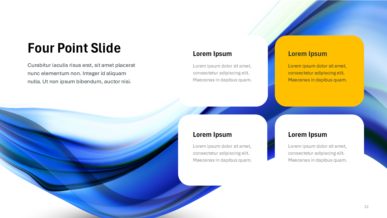 Blue Wave PowerPoint Template