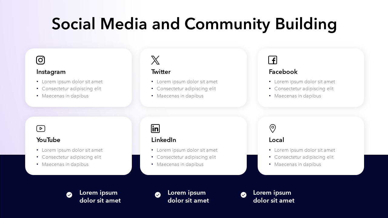 Marketing presentation template