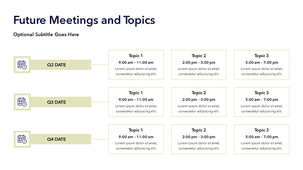 Board Meeting Template