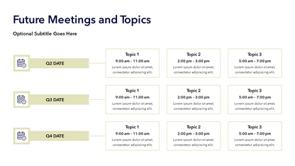 Board Meeting Template