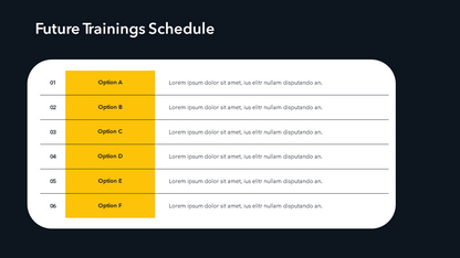 Yellow Presentation Template