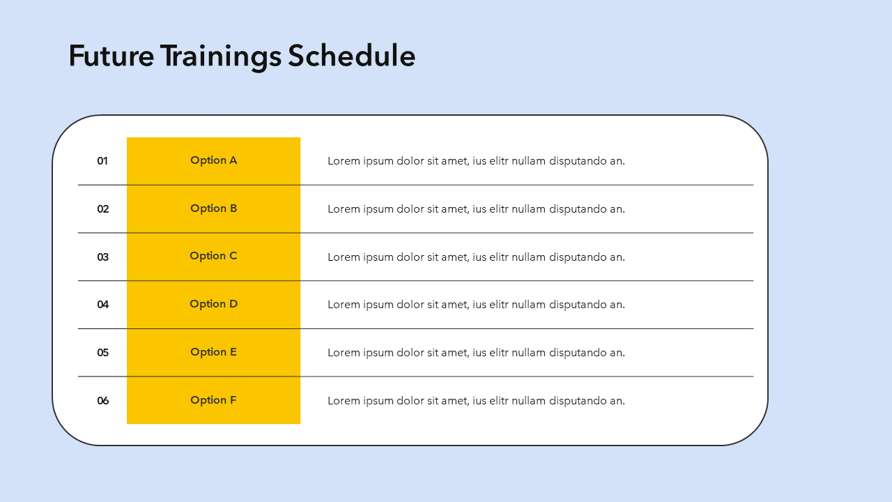 Services Presentation Template