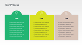 3 Columns PowerPoint Templates
