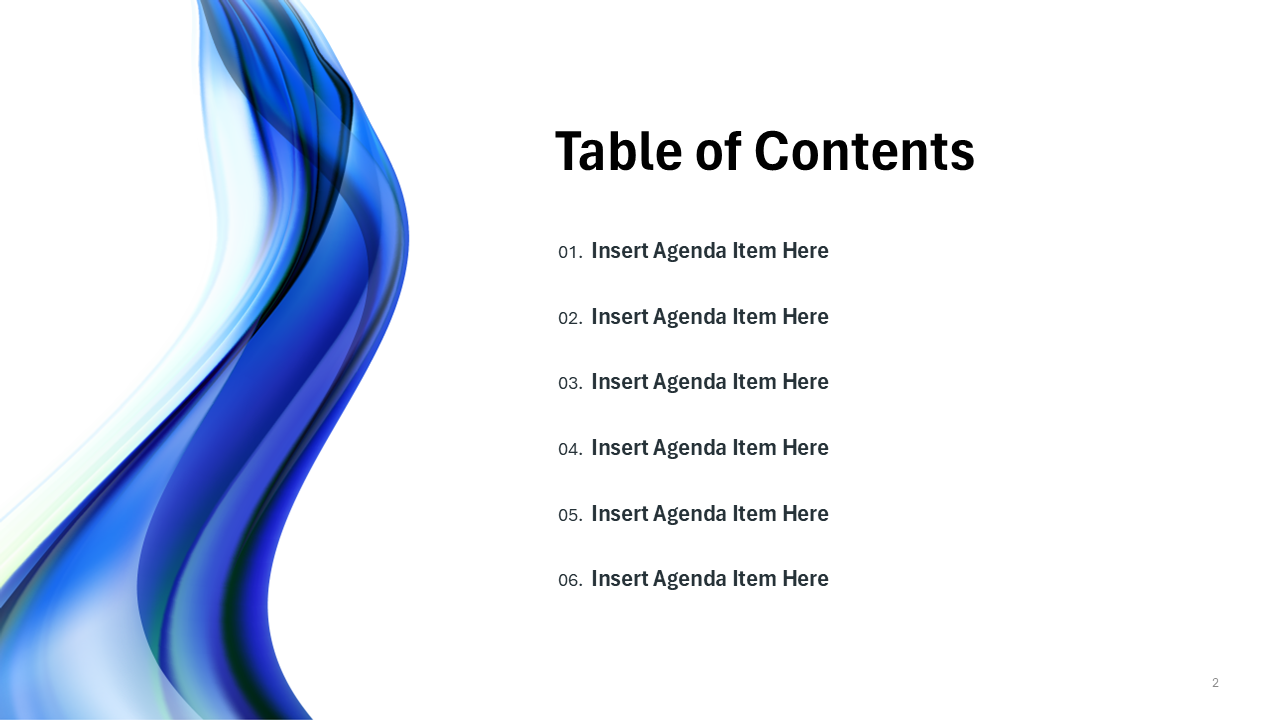 Blue Wave PowerPoint Template