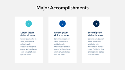 Major Accomplishments Slide Template