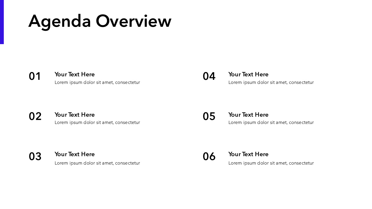 Simple Blue PowerPoint Template