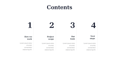 Black and White PowerPoint Template