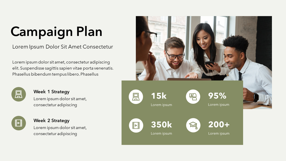 Campaign Structure Slides Campaign Plan | PPT Slide | Google Slides