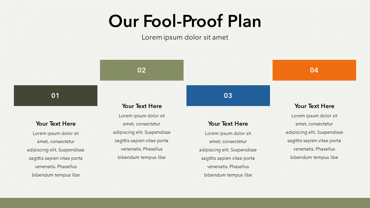 Our Fool-Proof Plan Slide Template