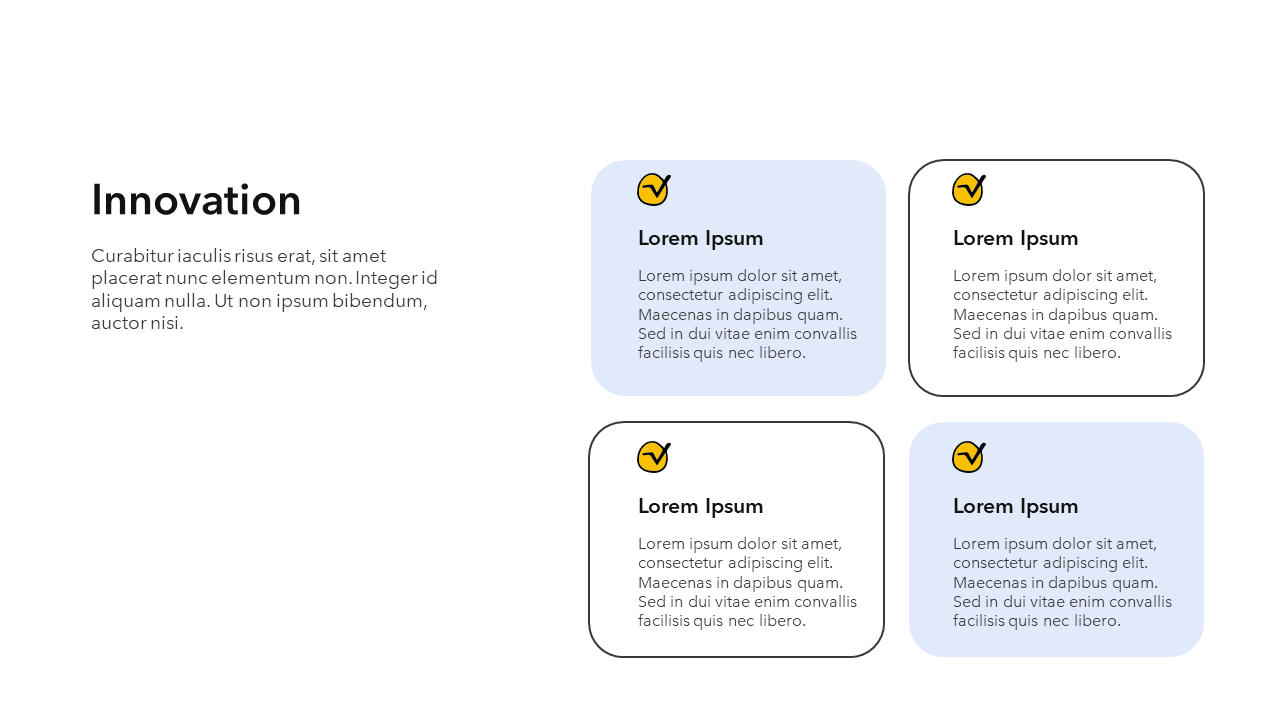 Innovations Slide Template