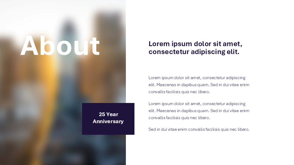 Navy Blue PowerPoint Template
