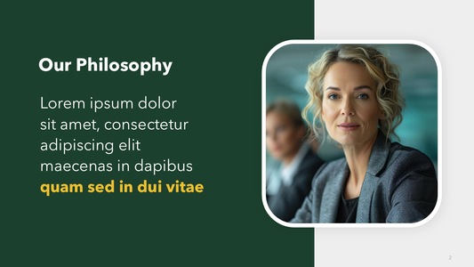 Our Philosophy Slide