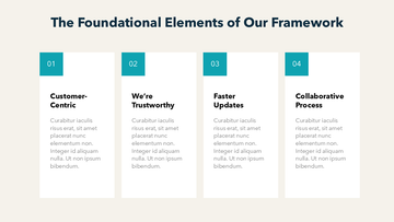 4 Columns PowerPoint Templates