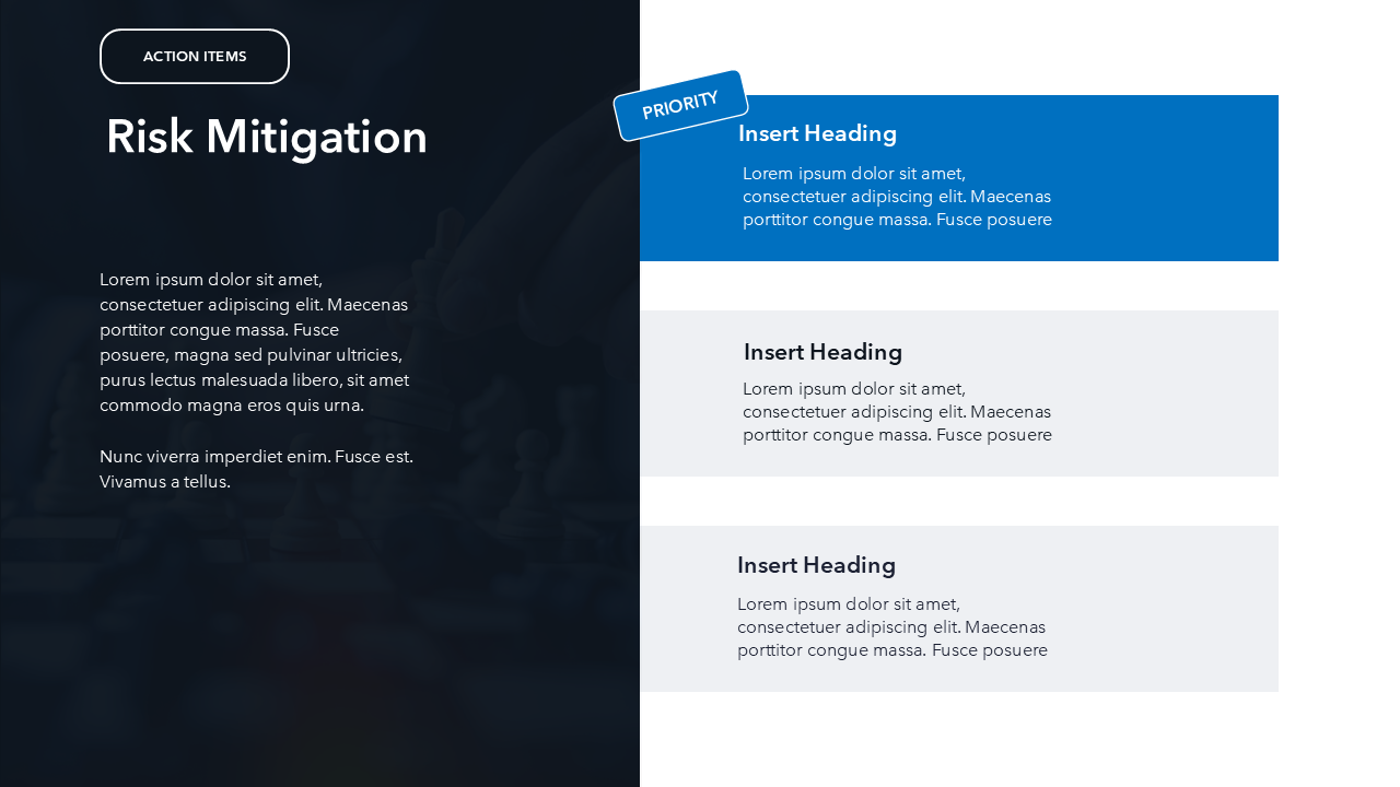 Improvements & Recommendations Slide