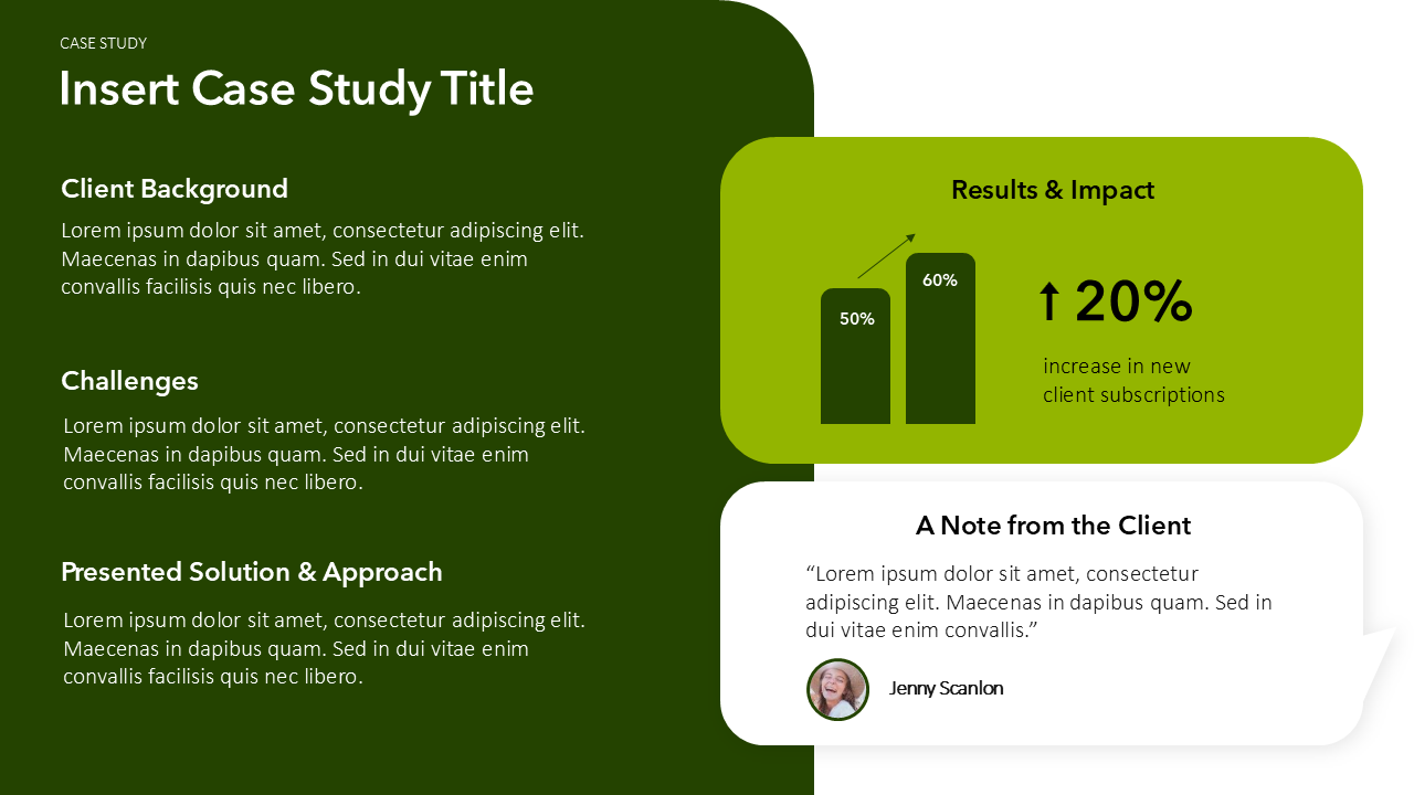 Case Study Slide | PPT | Google Slides