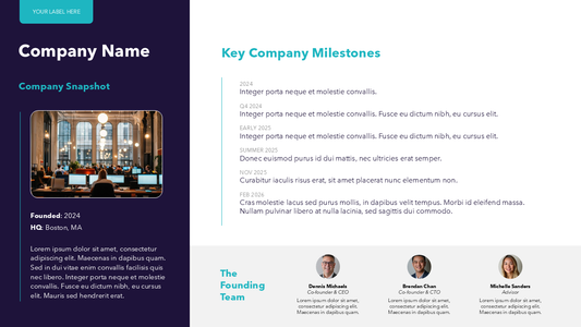 Company Profile PowerPoint Template