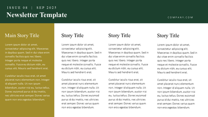 Newsletter Slide