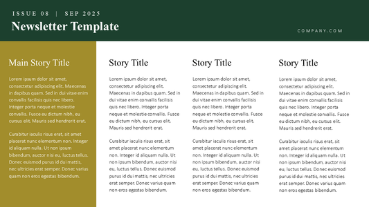 Newsletter Slide