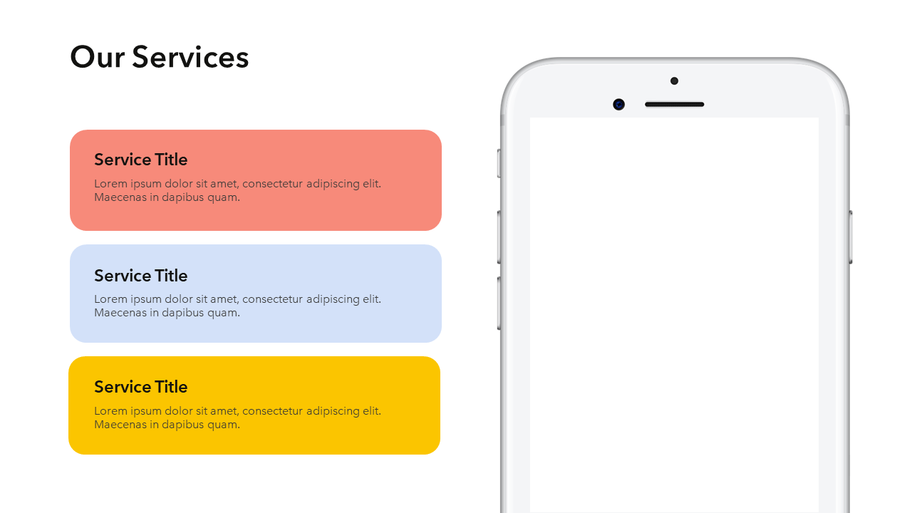 Our Services Slide Template