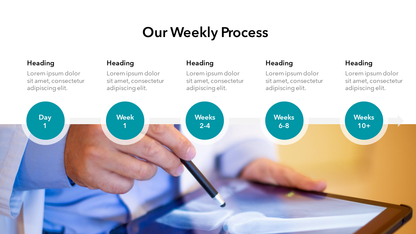 Our Weekly Process Slide Template