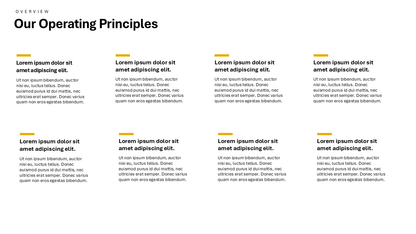 Our Principles Slide