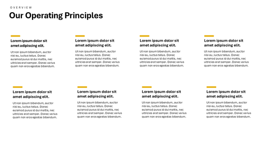 Our Principles Slide