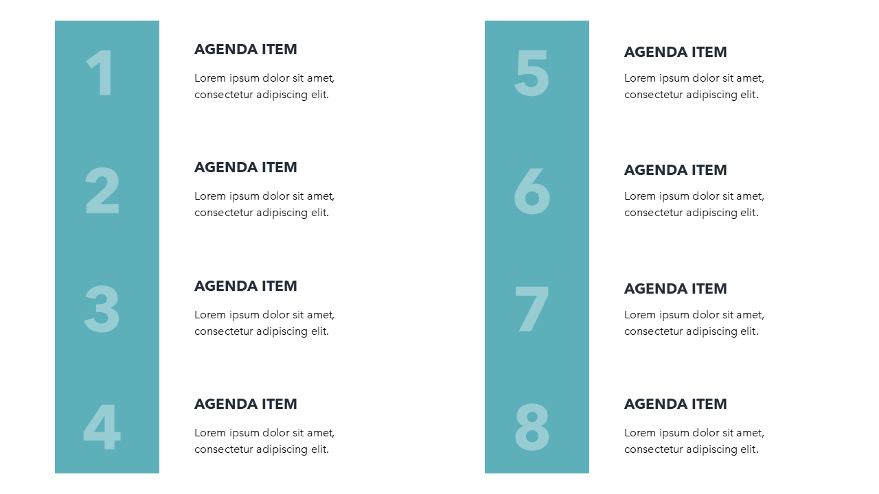 Agenda Template PowerPoint