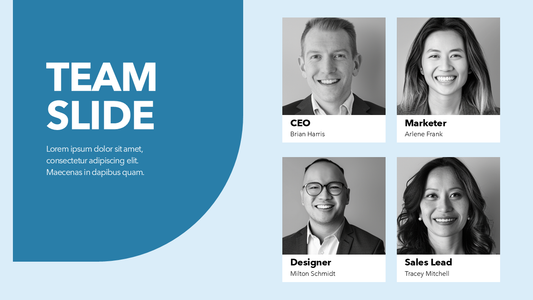 PowerPoint Team Slide