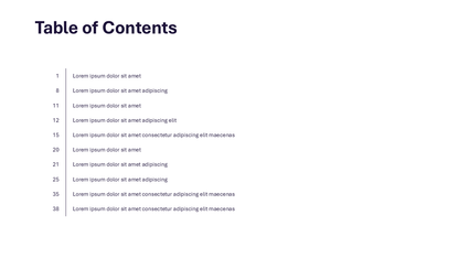 Content Page PowerPoint