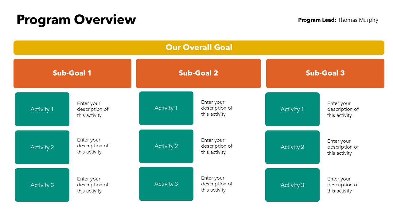 Program Overview Slide