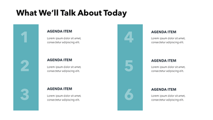 Agenda Template PowerPoint