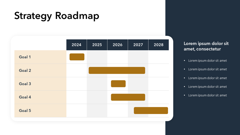 Strategy Roadmap Slide Template | PowerPoint and Google Slides