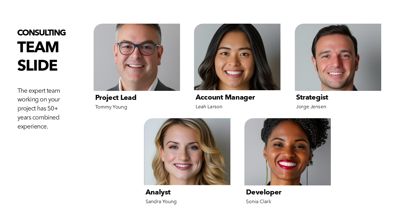 Consulting Team Slide