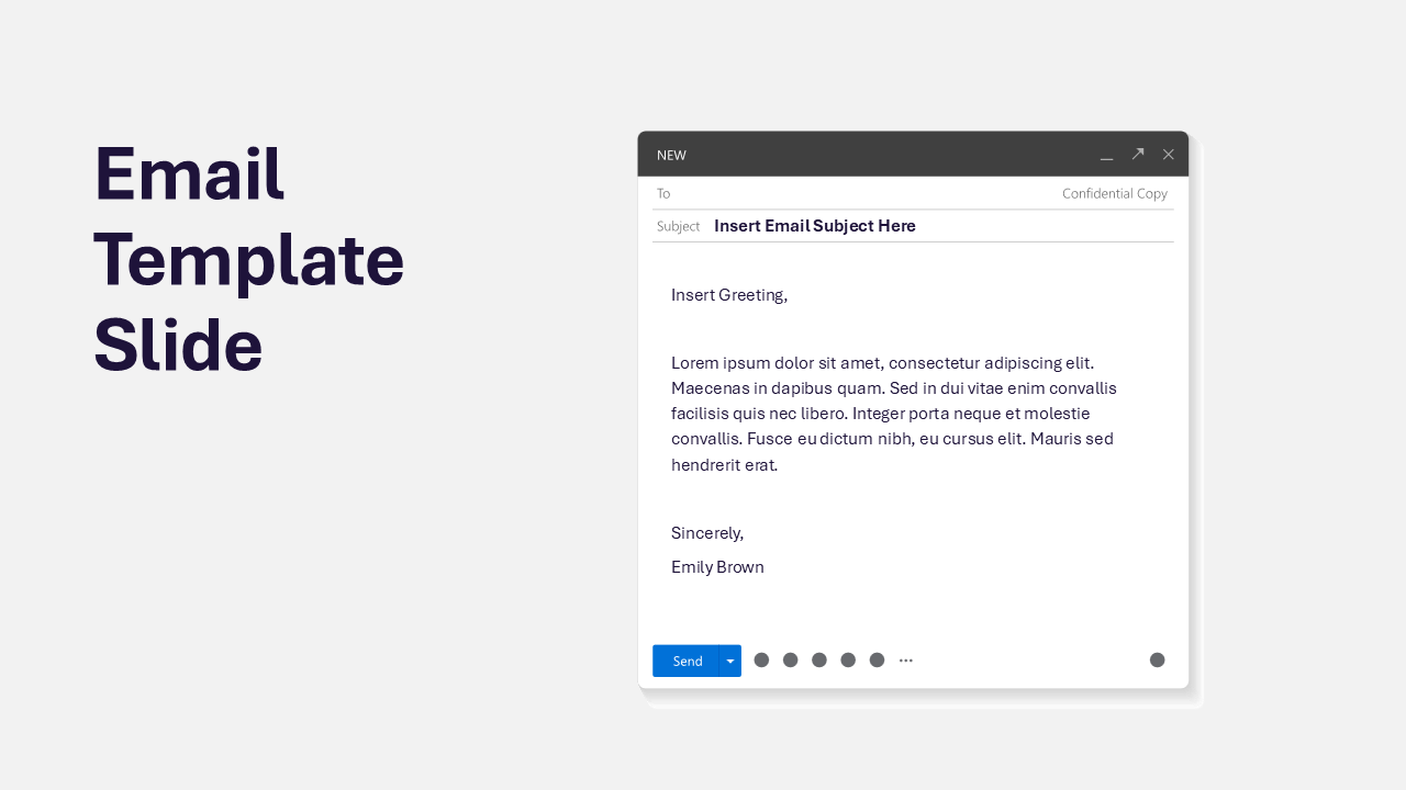 Email Template Slide