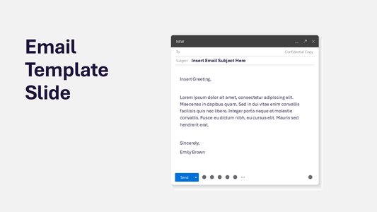 Email Template Slide