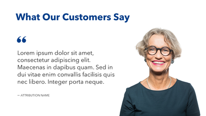 Customer Quote Slide