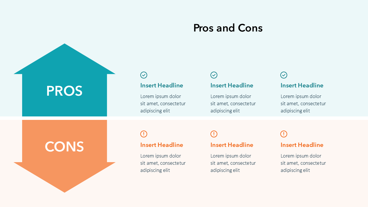 Pros and Cons Slide