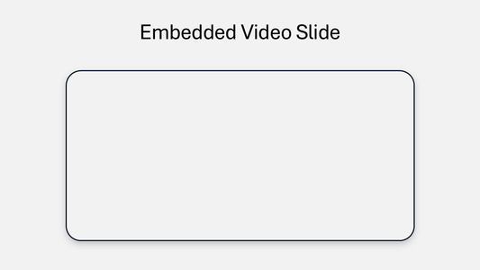 Embedded Video in Slide