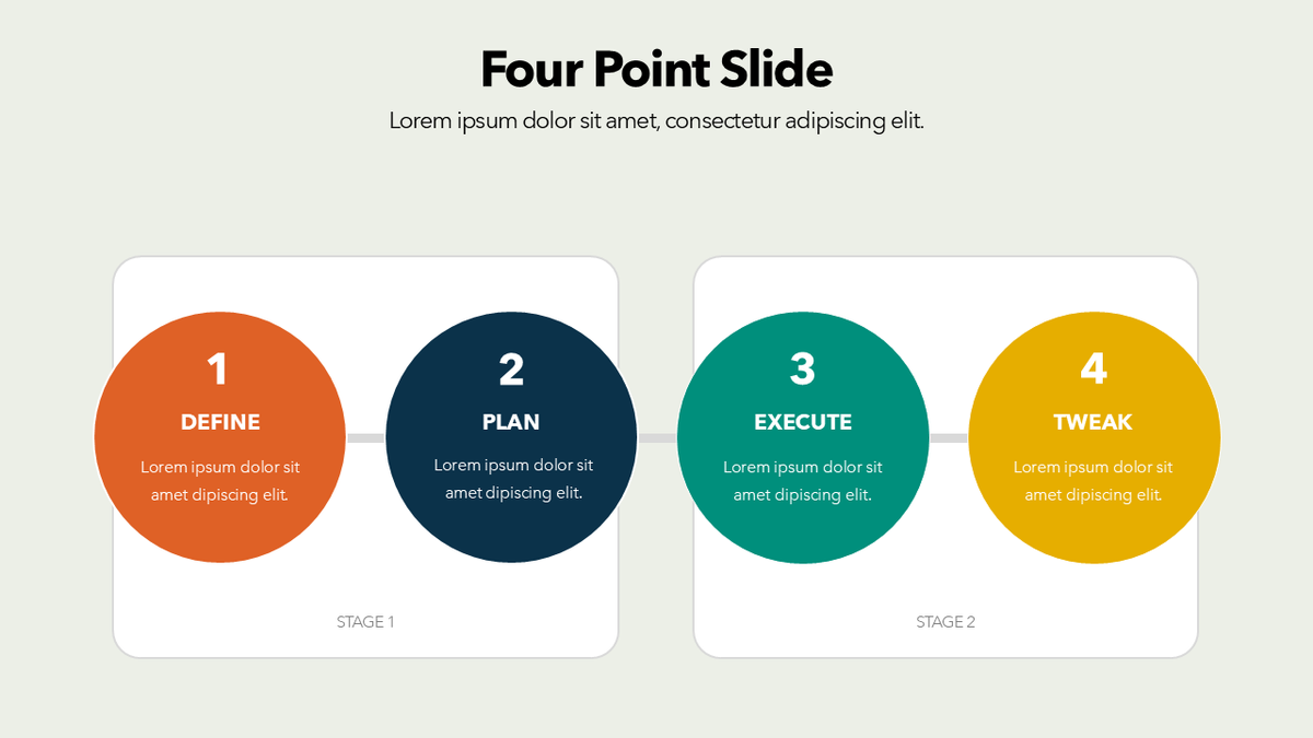 4 Examples Slide 4 Step Slide | Linia Presentations