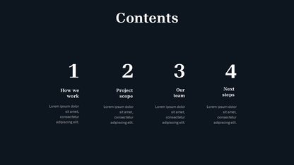 Black PPT Template