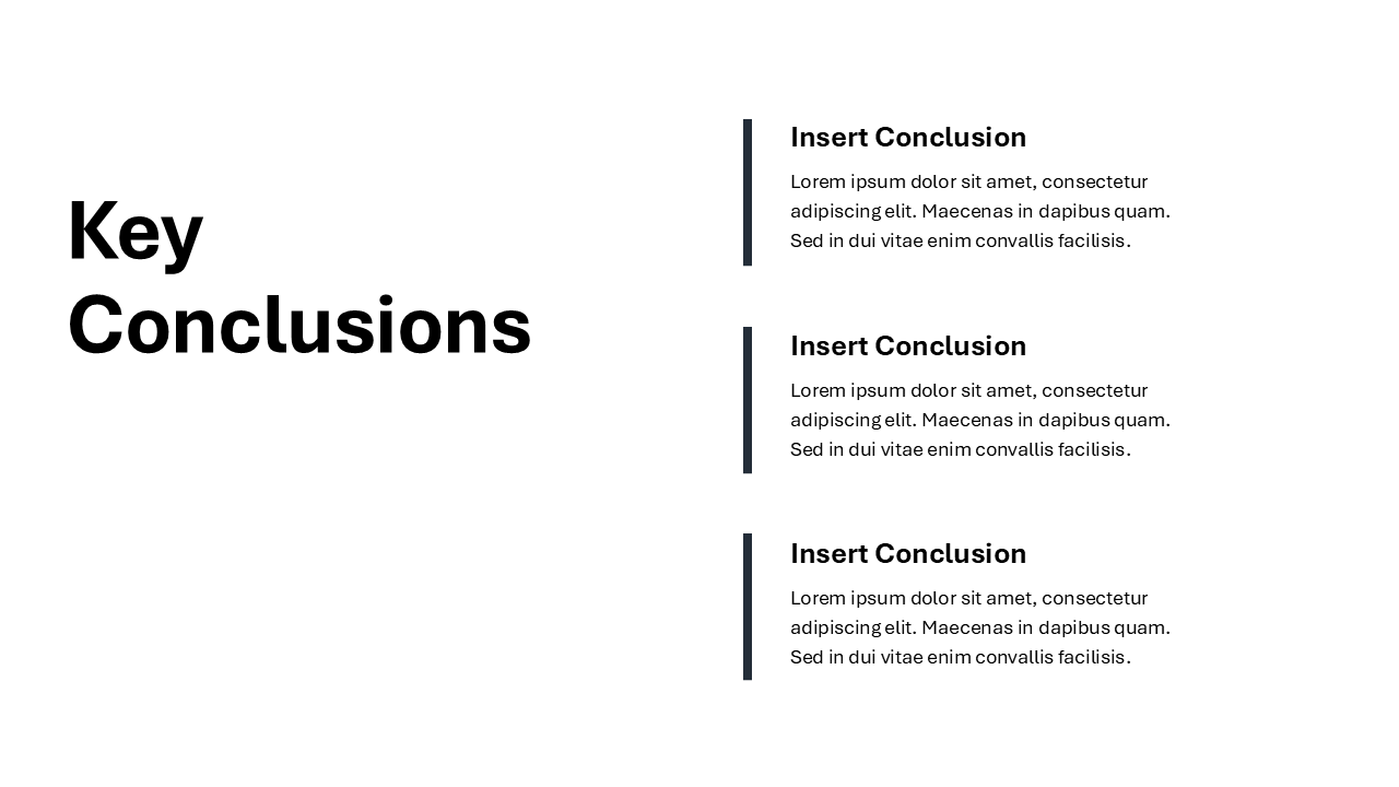 Presentation Conclusion Slide